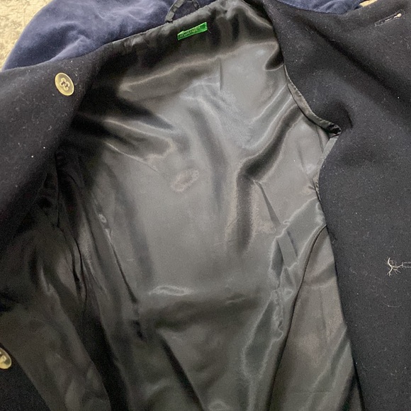 Benetton chic dress coat Italy Made - Picture 10 of 15
